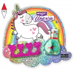 , , , GIOCO DI IMITAZIONE NICE MAGIC UNICORN MINI BLISTER NAIL POLISH