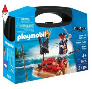 , , , COSTRUZIONE PLAYMOBIL CARRYING CASE PIRATES