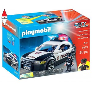 , , , COSTRUZIONE PLAYMOBIL PATTUGLIA POLIZIA