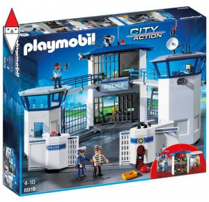 , , , COSTRUZIONE PLAYMOBIL STAZIONE DELLA POLIZIA CON PRIGIONE