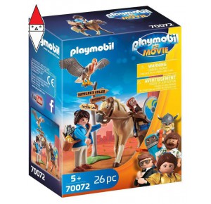 , , , COSTRUZIONE PLAYMOBIL THE MOVIE MARLA CON CAVALLO