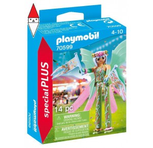 , , , ACTION FIGURE PLAYMOBIL FATA SUI TRAMPOLI