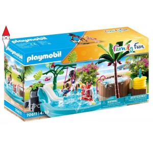 , , , COSTRUZIONE PLAYMOBIL PISCINA DEI PICCOLI