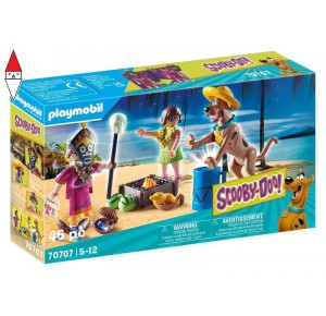 , , , COSTRUZIONE PLAYMOBIL SCOOBY-DOO ALL INSEGUIMENTO DEL WITCH DOCTOR