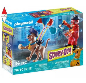 , , , COSTRUZIONE PLAYMOBIL SCOOBY-DOO IL MISTERO DEL GHOST CLOWN