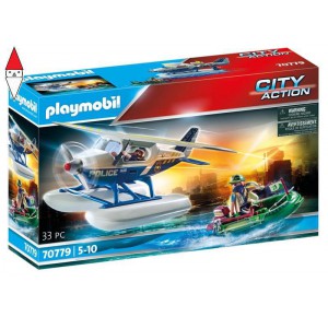 , , , COSTRUZIONE PLAYMOBIL IDROVOLANTE DELLA POLIZIA