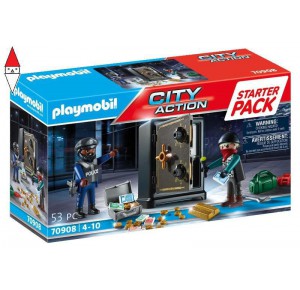 , , , COSTRUZIONE PLAYMOBIL LADRO E CASSAFORTE