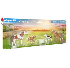 , , , COSTRUZIONE PLAYMOBIL BLISTER CAVALLI E PONY