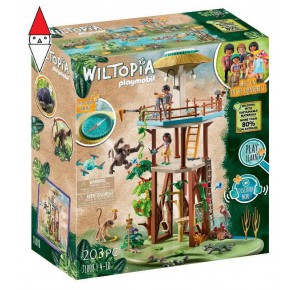 , , , COSTRUZIONE PLAYMOBIL CENTRO DI OSSERVAZIONE ANIMALI DELL AMAZZONIA  WILTOPIA