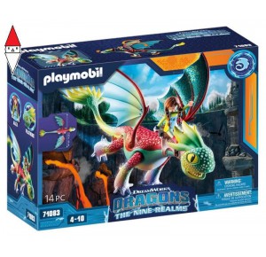 , , , COSTRUZIONE PLAYMOBIL DRAGONS THE NINE REALMS FEATHERS AND ALEX