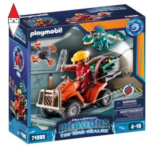 , , , COSTRUZIONE PLAYMOBIL DRAGONS THE NINE REALMS ICARIS QUAD AND PHIL