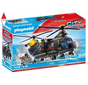 , , , COSTRUZIONE PLAYMOBIL UNITA SPECIALE - ELICOTTERO
