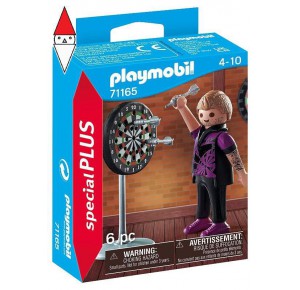 , , , COSTRUZIONE PLAYMOBIL GIOCATORE DI FRECCETTE