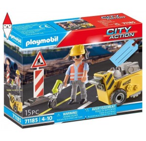 , , , COSTRUZIONE PLAYMOBIL MANUTENZIONE STRADALE