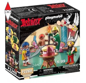 , , , COSTRUZIONE PLAYMOBIL ASTERIX: IPODERMOCLIS E LA TORTA AVVELENATA