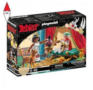 , , , COSTRUZIONE PLAYMOBIL ASTERIX: CESARE E CLEOPATRA