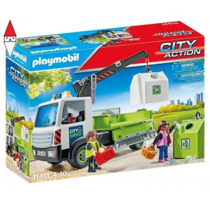 , , , COSTRUZIONE PLAYMOBIL CAMION TRASPORTO CONTENITORI RIFIUTI