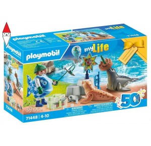 , , , COSTRUZIONE PLAYMOBIL CUSTODE CON ANIMALI MARINI - MY LIFE