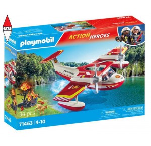 , , , COSTRUZIONE PLAYMOBIL IDROVOLANTE DEI POMPIERI