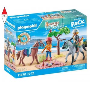 , , , COSTRUZIONE PLAYMOBIL GITA A CAVALLO - HORSES OF WATERFALL