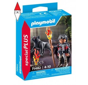 , , , COSTRUZIONE PLAYMOBIL GUERRIERO CON LUPO