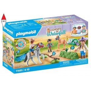 , , , COSTRUZIONE PLAYMOBIL TORNEO DI EQUITAZIONE DEI PONY - HOSES OF WATERFALL