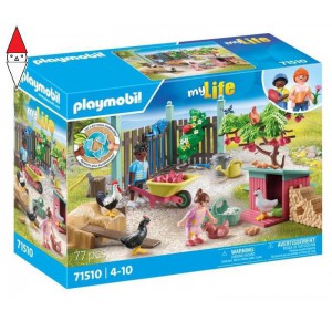 , , , COSTRUZIONE PLAYMOBIL ALLEVAMENTO DI POLLI -MY LIFE