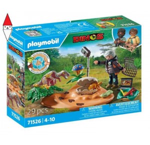 , , , COSTRUZIONE PLAYMOBIL NIDO DI STEGOSAURO