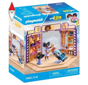 , , , COSTRUZIONE PLAYMOBIL PARRUCCHIERA - MY LIFE