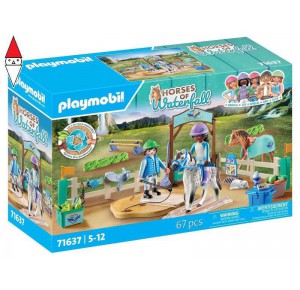 , , , COSTRUZIONE PLAYMOBIL SCUOLA DI EQUITAZIONE - HORSES OF WATERFALL