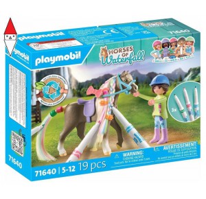 , , , COSTRUZIONE PLAYMOBIL CAVALLO CON CRINIERA COLORABILE - HORSES OF WATERFALL