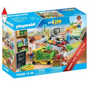 , , , COSTRUZIONE PLAYMOBIL SUPERMERCATO BIO