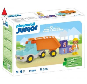 , , , COSTRUZIONE PLAYMOBIL CAMION DEL CANTIERE