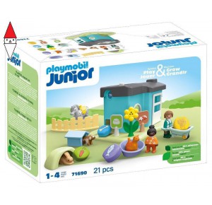 , , , COSTRUZIONE PLAYMOBIL PENSIONE PER ANIMALI - JUNIOR