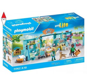 , , , COSTRUZIONE PLAYMOBIL PENSIONE PER ANIMALI