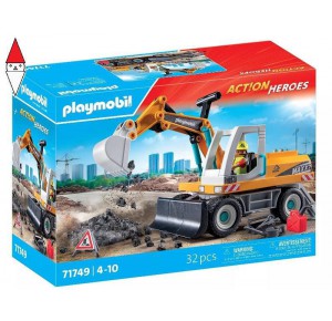 , , , COSTRUZIONE PLAYMOBIL ESCAVATORE