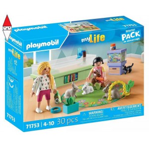 , , , COSTRUZIONE PLAYMOBIL FAMIGLIA CON CONIGLI