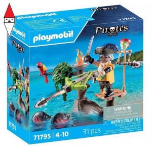 , , , COSTRUZIONE PLAYMOBIL PIRATA CON BALESTRA