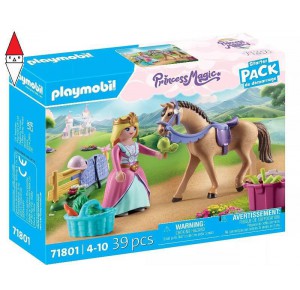 , , , COSTRUZIONE PLAYMOBIL PRINCIPESSA CON CAVALLO