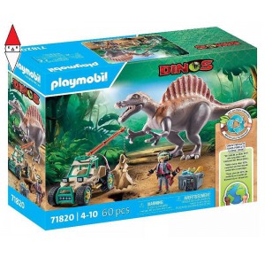 , , , COSTRUZIONE PLAYMOBIL L  ATTACCO DELLO SPINOSAURO