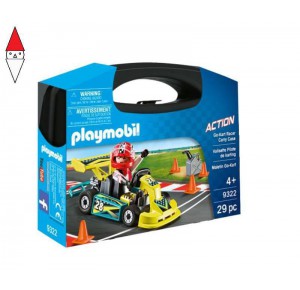 , , , COSTRUZIONE PLAYMOBIL CARRYING CASE SMALL GO KART
