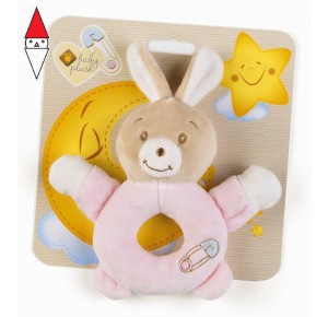 , , , PELUCHE PLUSH-COMPANY BABYCARE CONIGLIETTA ANELLO SONAGLINO 14 CM.