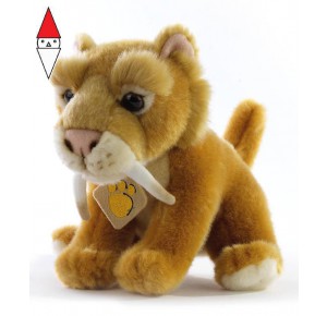 , , , PELUCHE PLUSH-COMPANY SMILODONTE TIGRE DAI DENTI A SCIABOLA L.23 CM.