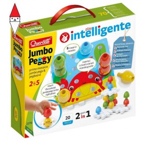 , , , GIOCO EDUCATIVO QUERCETTI JUMBO PEGGY 20 PZ