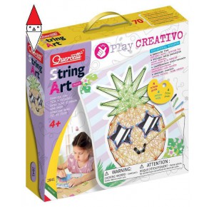 , , , GIOCO EDUCATIVO QUERCETTI STRING ART KAWAII