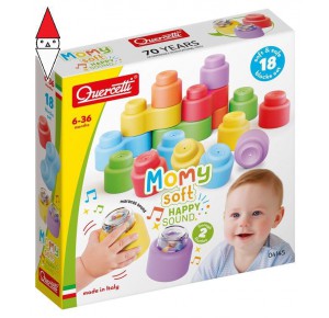 , , , PRIMA INFANZIA QUERCETTI MOMY SOFT HAPPY SOUND 18 PEZZI