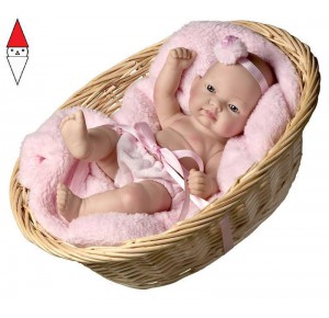 , , , BAMBOLA RAUBER BAMBOLA ROSA 25CM IN CESTA