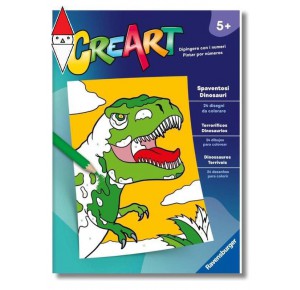 , , , GIOCO EDUCATIVO RAVENSBURGER CREART ALBUM DA COLORARE 5+ SPAVENTOSI DINOSAURI