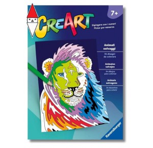 , , , GIOCO EDUCATIVO RAVENSBURGER CREART ALBUM DA COLORARE 7+ ANIMALI SELVAGGI