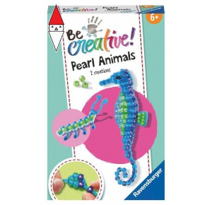 , , , GIOCO EDUCATIVO RAVENSBURGER BE CREATIVE MINI: PERLINE CAVALLUCCIO MARINO